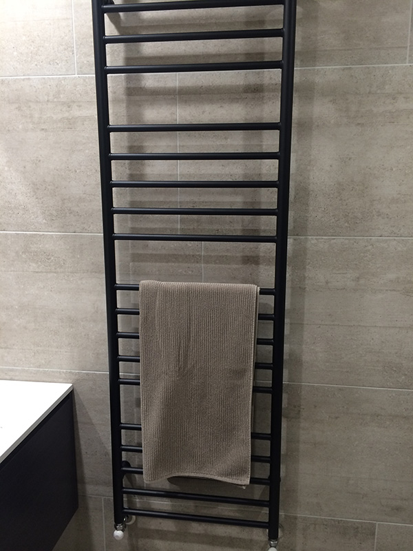 Bespoke heated towel rail